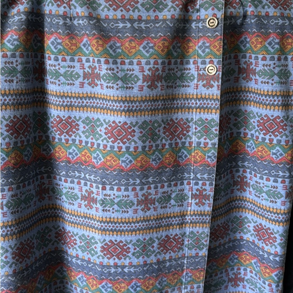 Patterned Multicolor Skirt - Picture 1 of 6